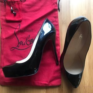Christian Louboutin  Rolando 120 Patent Sz 37.5